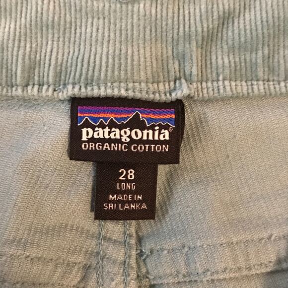 Patagonia Jeans Women’s Corduroy Mogul Blue Straight Leg Pants - 28 Long - Picture 6 of 13